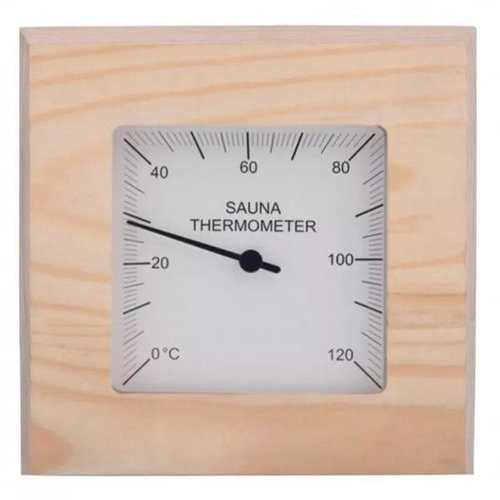 SENTIOTEC Sauna thermometer, pine - Sauna Thermometer - Main image