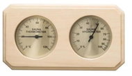 SENTIOTEC Sauna thermometer with hygrometer, aspen - Sauna Thermometer