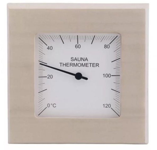 SENTIOTEC Sauna thermometer, aspen - Sauna Thermometer - Main image