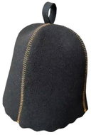 NATUR Sauna cap Black, felt - Sauna Hat