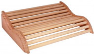 SENTIOTEC Sauna headrest, wooden, rollers - Sauna Headrest