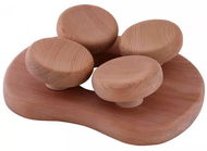 SENTIOTEC Podhlavník do sauny, dřevěný, ergonomický - Podhlavník do sauny