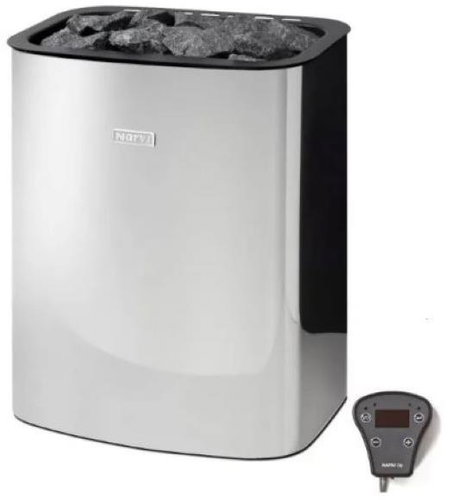 NARVI Sauna stove electric, with control NC Electric 6 kW Stainless - Sauna Heater - Main image
