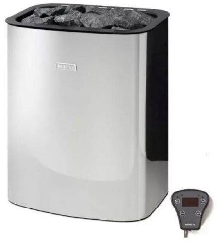 NARVI Sauna stove electric, with NC Electric control 9 kW Stainless - Sauna Heater - Main image