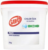SAVO Do bazénu Chlor Šok dezinfekcia 5 kg - Bazénová chémia