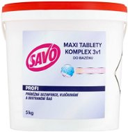 SAVO Do bazénu Maxi tablety komplex 3v1 5 kg - Bazénová chémia