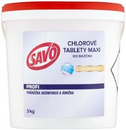 SAVO Do bazénu Maxi tablety chlórové 5 kg - Bazénová chémia