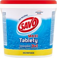 SAVO Chlórové tablety MAXI komplex 3 v 1 4 kg - Bazénová chémia
