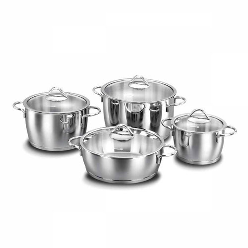 Korkmaz Vera- set of stainless steel pots - Kitchenware Set - Main image