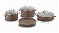 Korkmaz Browni Plus - Set of Granite Pots - Kitchenware Set