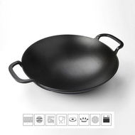 LAVA METAL Cast Iron “Wok“ 38cm - Pan