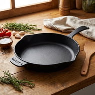LAVA METAL Cast Iron Pan 28cm with Spout - Pan