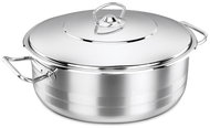 Korkmaz Mega - Extra-low Stainless-steel Casserole 10l - Casserole Pot