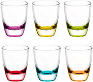 GLASMARK Set of 6 coloured vodka shots - 25ml - Glass