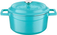 LAVA METAL Cast Iron Pot, Round  20cm - Turquoise - Pot