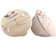Branq Salad Set Cykoria (Bowl with Lid, Fork, Spoon) - Salad Bowl