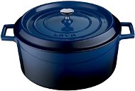 LAVA METAL Cast Iron Pot, Round 28cm - Blue - Pot
