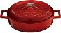 LAVA METAL Cast Iron Pot, Low Round 28cm - Red - Pot