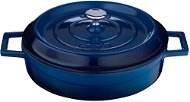 LAVA METAL Liatinový hrniec okrúhly 28 cm – modrý - Hrniec