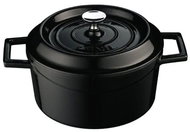 LAVA METAL Cast Iron Round Pot 14cm - Black - Pot