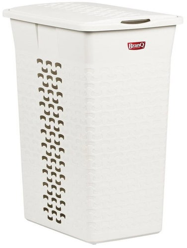 BRANQ Cotton Laundry Basket 35L Antique White - Laundry Basket - Main image