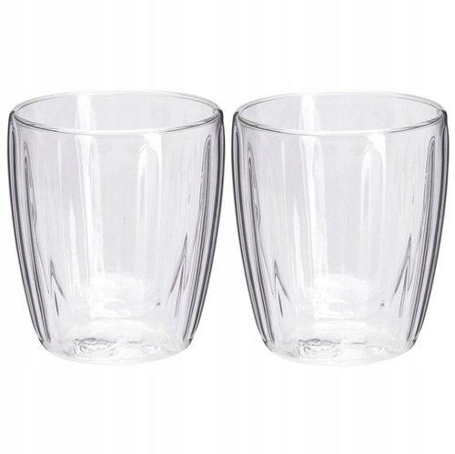 KOOPMAN Excellent Double-Walled Glasses 125ml, Set of 2 - Glass - Main image