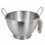 KOOPMAN Nerezový hluboký cedník, 23,5 cm - Colander
