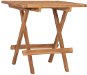 Shumee Skládací zahradní stolek 50×50×50 cm masivní teakové dřevo, 315454 - Zahradní stůl