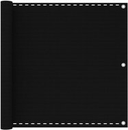 Shumee Balkonová zástěna černá 90×600 cm HDPE - Zástěna