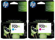 HP CD972AE + CD973AE No. 920XL Cyan + Magenta - Cartridge