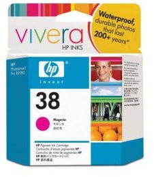 HP 38 Magenta Pigment Original Ink Cartridge (C9416A) - Cartridge - Main image