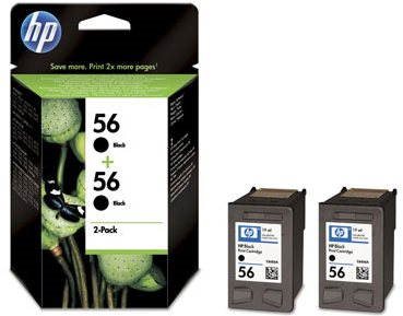 HP C9502AE No. 56 2-pack - Cartridge - Main image