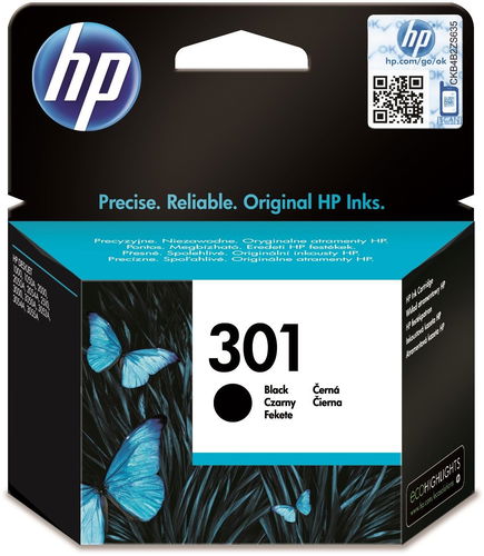 HP CH561EE č. 301 černá - Cartridge - Hlavní obrázek