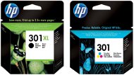 HP HP CH563EE + CH562EE č. 301 čierna XL a farebná - Cartridge