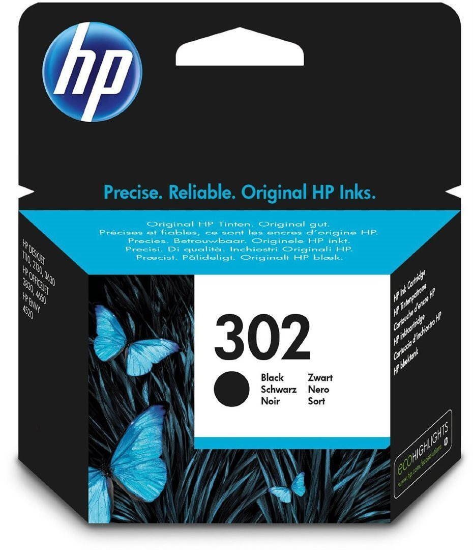 HP F6U66AE 302 sz., fekete