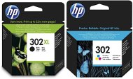 HP č. 302 čierna XL + farebná - Cartridge