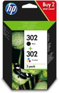 HP X4D37AE sz. 302 combo pack fekete és színes - Tintapatron