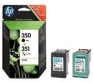 HP SD412EE sz. 350 és 351 fekete, háromszínű - Tintapatron