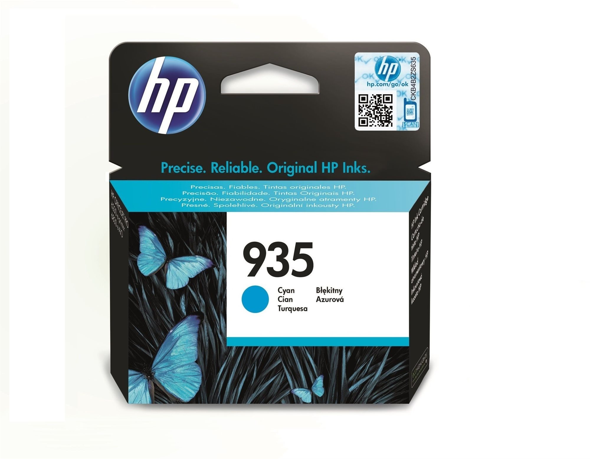 HP C2P20AE No. 935 azúrkék