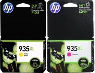 HP C2P25AE + HP C2P26AE č. 935XL purpurová + žltá - Cartridge