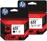 HP Nr. 651 Schwarz + Color - Druckerpatrone