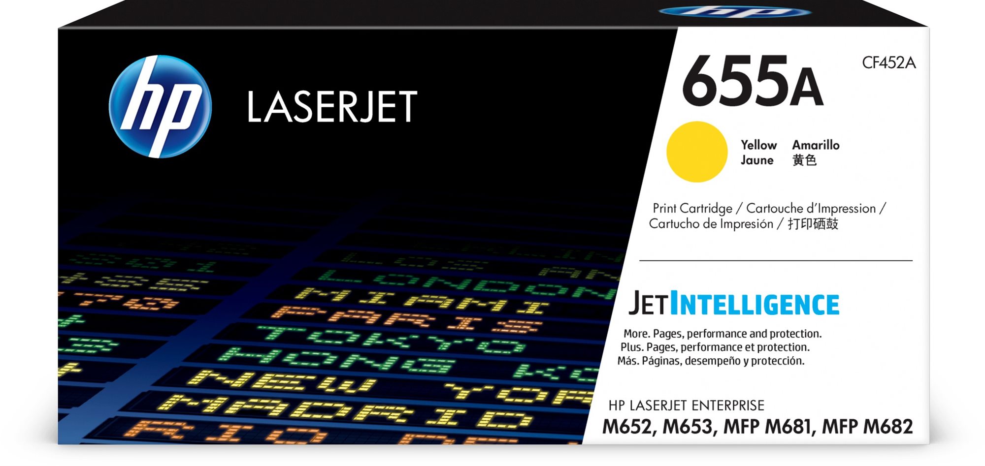 HP CF452A 655A eredeti sárga