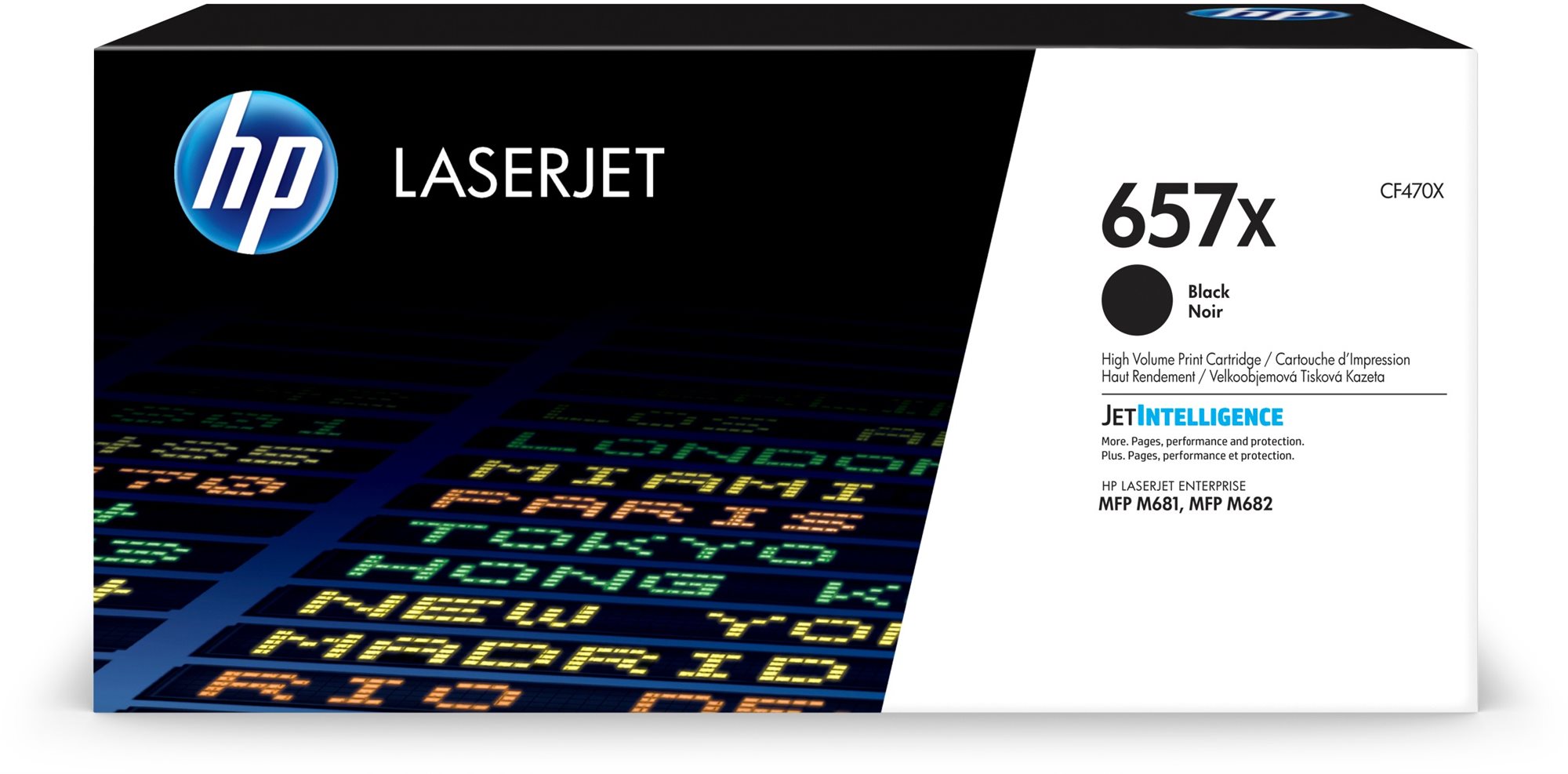 HP CF470X 657X eredeti fekete
