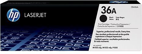 HP 36A CB436A Black Main image HP 36A CB436A Black - Printer Toner - Main image
