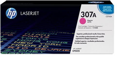 HP CE743A bíborvörös original - Toner - Fő fotó