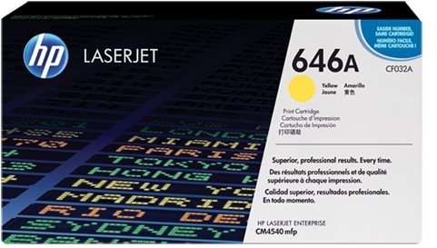 HP CF032A 646A sárga