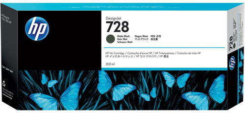 HP F9J68A No. 728 matte Black - Cartridge - Main image
