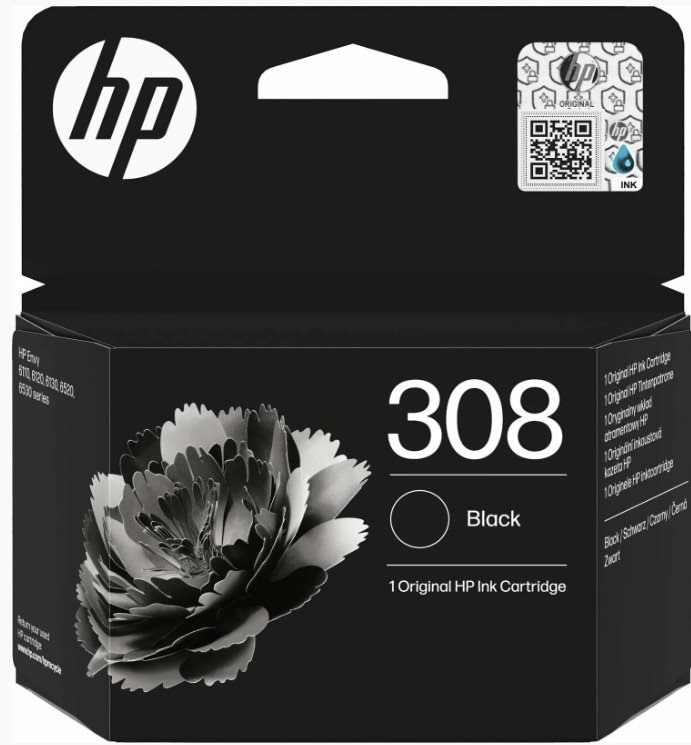 HP 7FP21UE No. 308, fekete