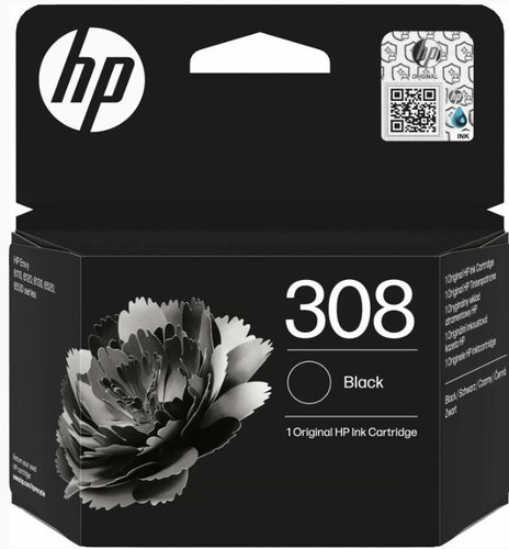 HP 7FP21UE No. 308 black Main image HP 7FP21UE No. 308 black - Cartridge - Main image