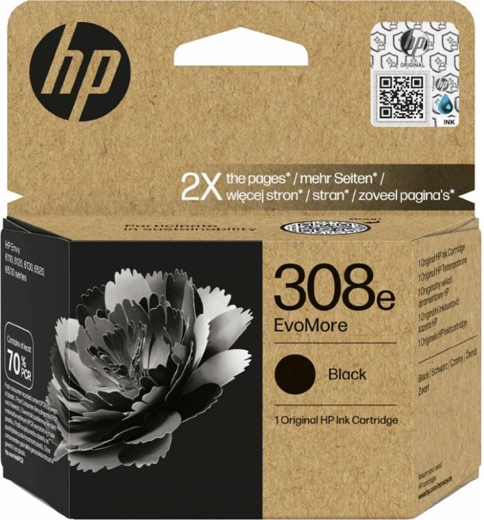 HP 7FP22UE No. 308 XL EvoMore, fekete